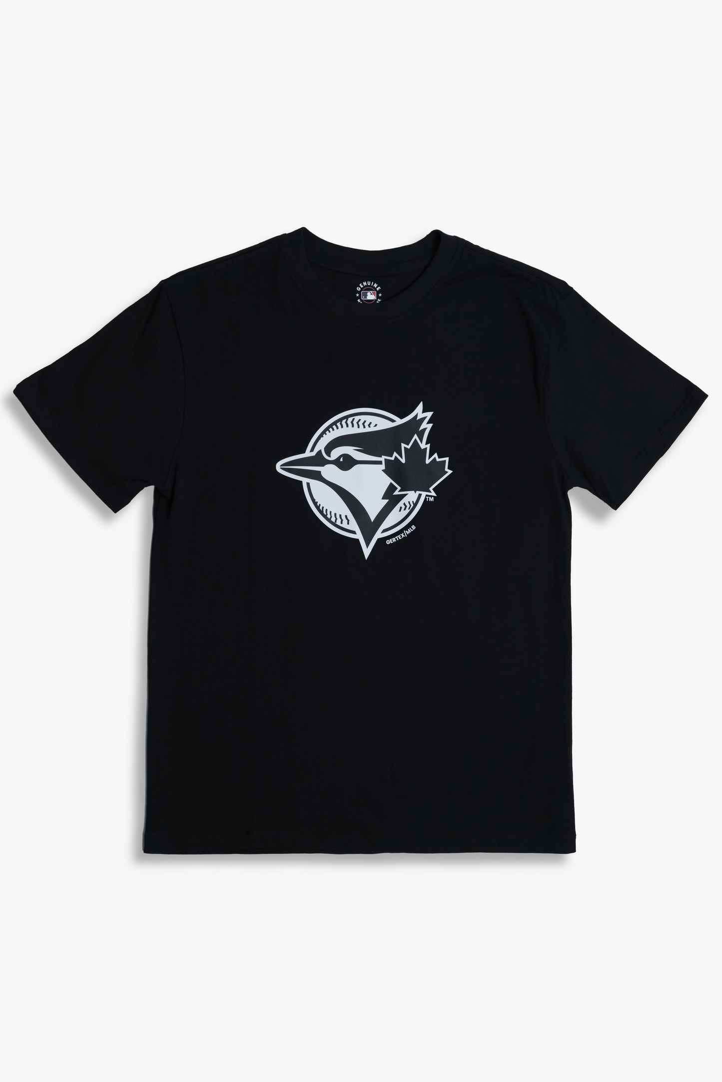 MLB Toronto Blue Jays Adult Unisex Black Cotton Fan T-Shirt with Several Logo Styles
