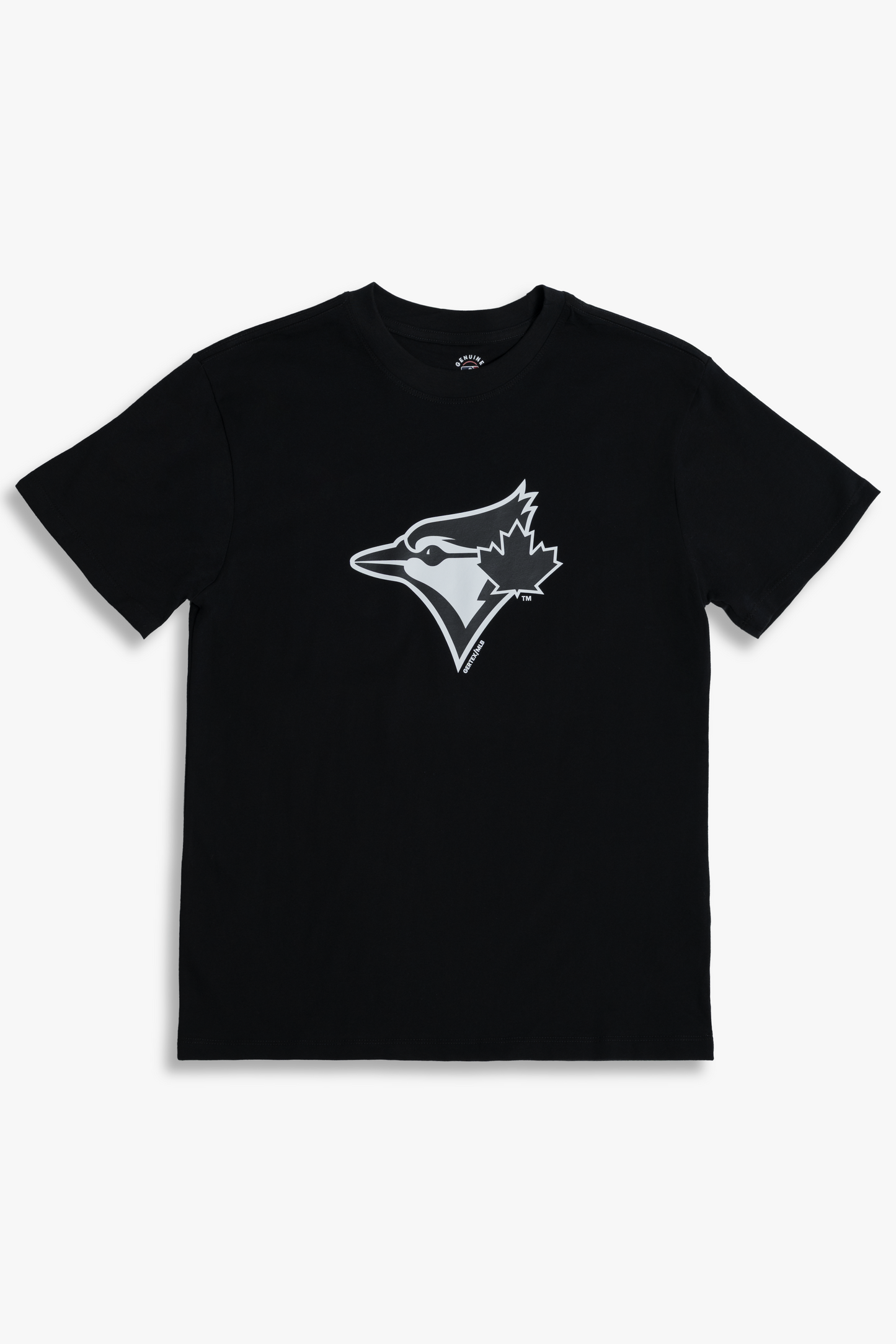 MLB Toronto Blue Jays Adult Unisex Black Cotton Fan T-Shirt with Several Logo Styles