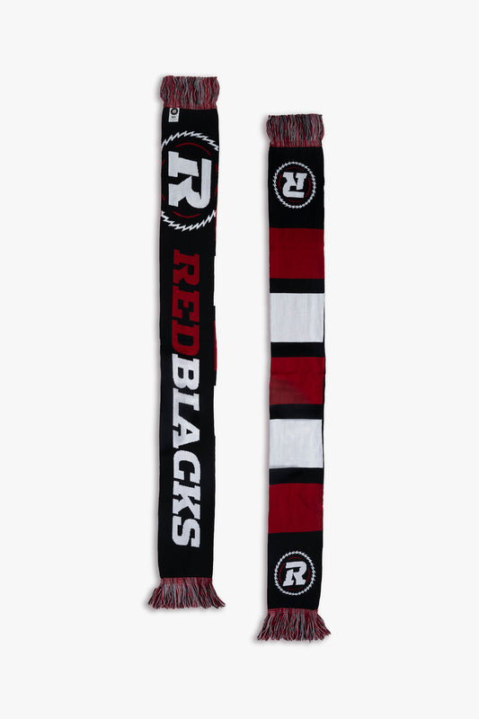 CFL Ottawa Redblacks Canadian Football League Adult Fan Scarf for Cold Weather | 150cm x 18cm