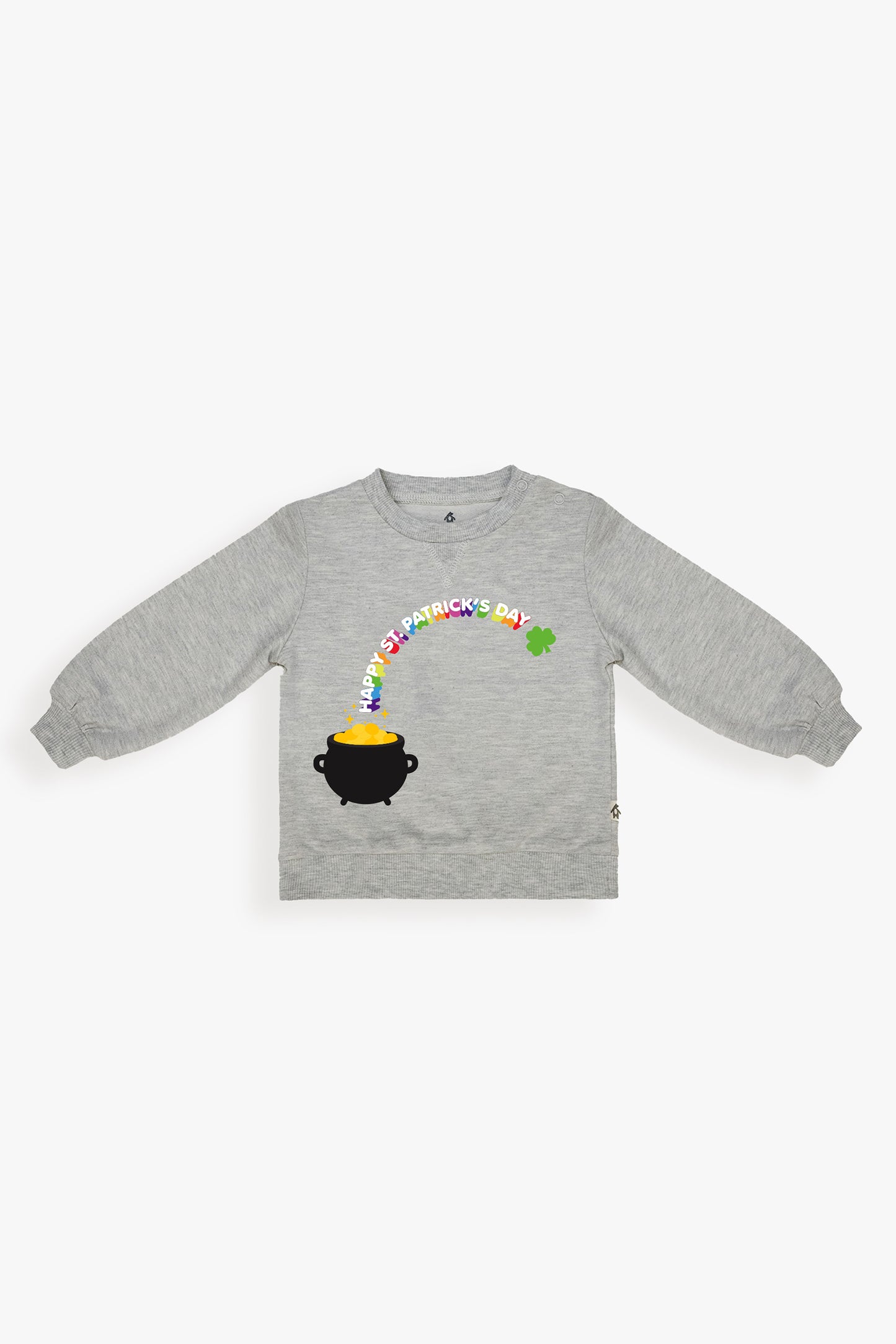 Snugabye St. Patricks Day Irish Holiday Celebration Baby & Toddler Crewneck Sweater