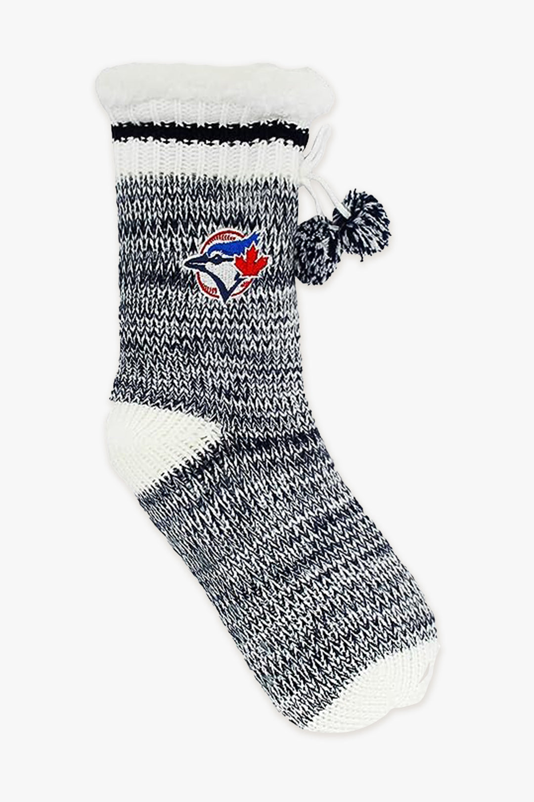 MLB Toronto Blue Jays Ladies Sherpa-Lined Slipper Socks