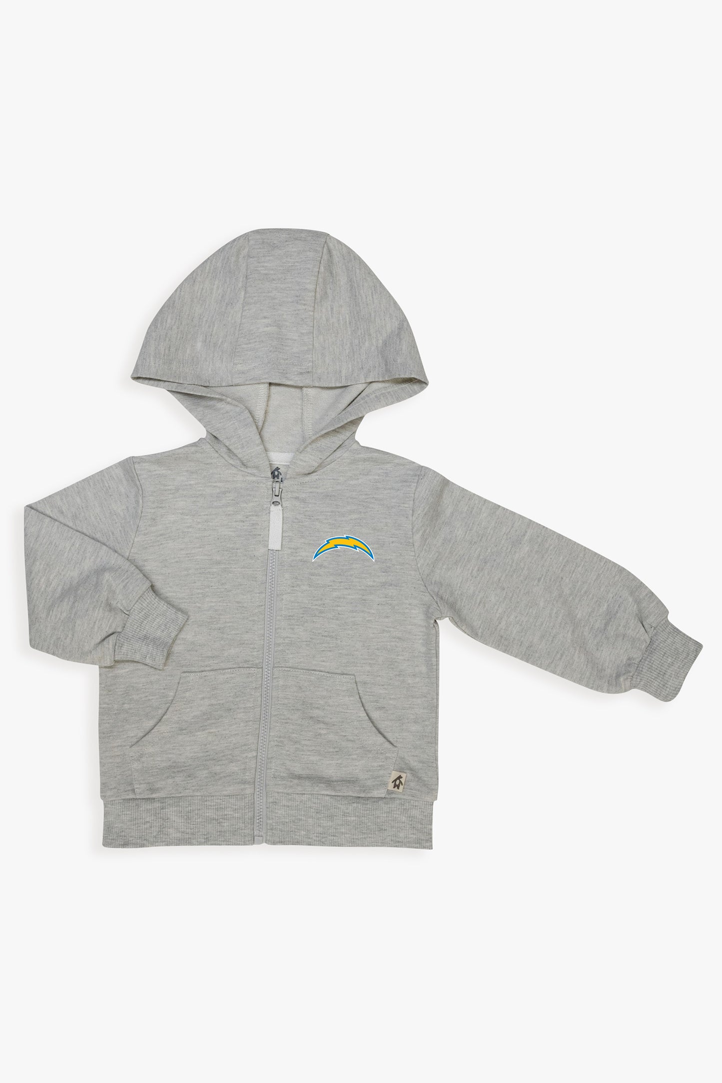 NFL Toddler Unisex Grey French Terry Zip-Up Hoodie