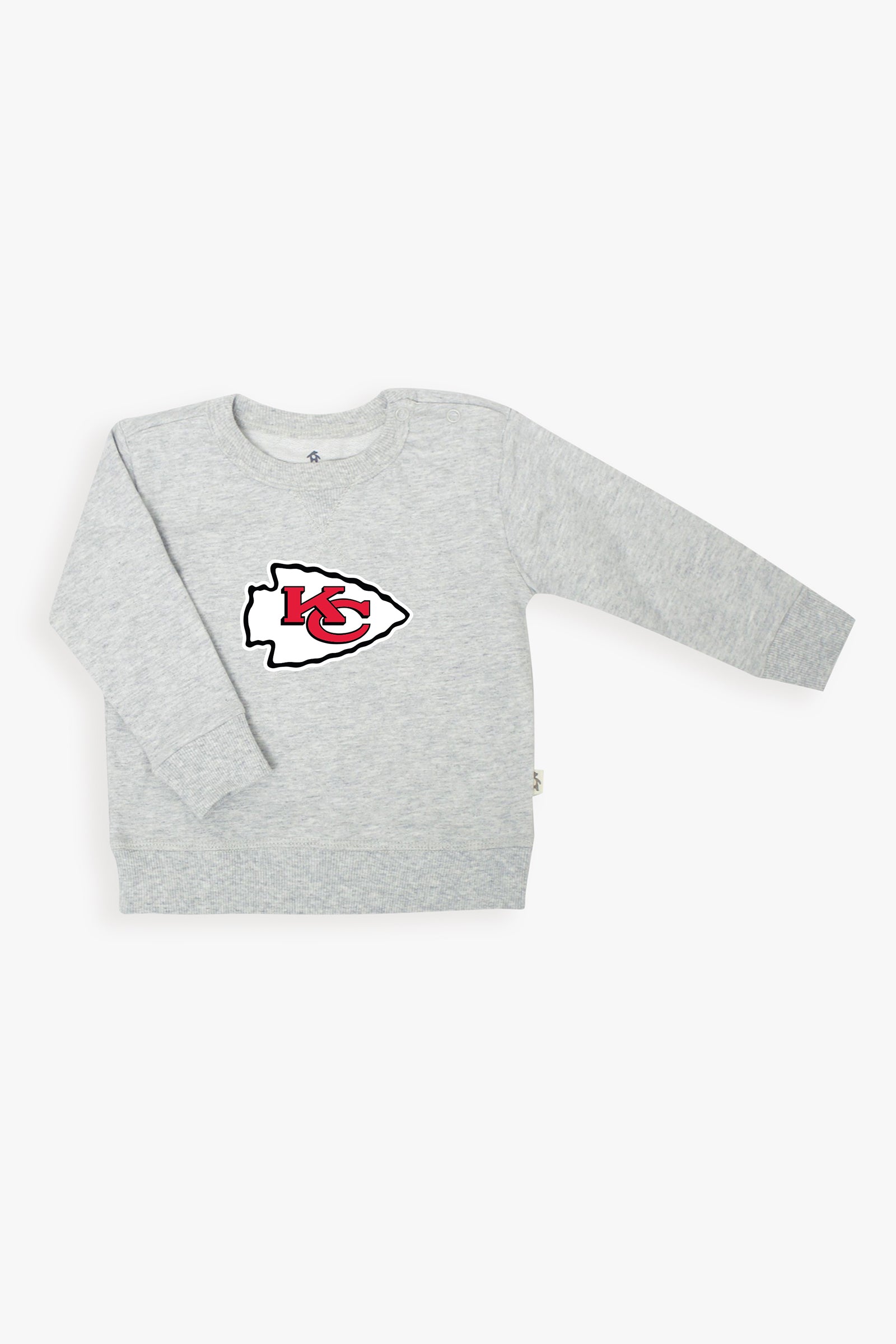 Gertex NFL Toddler French Terry Crewneck Sweater in Grey