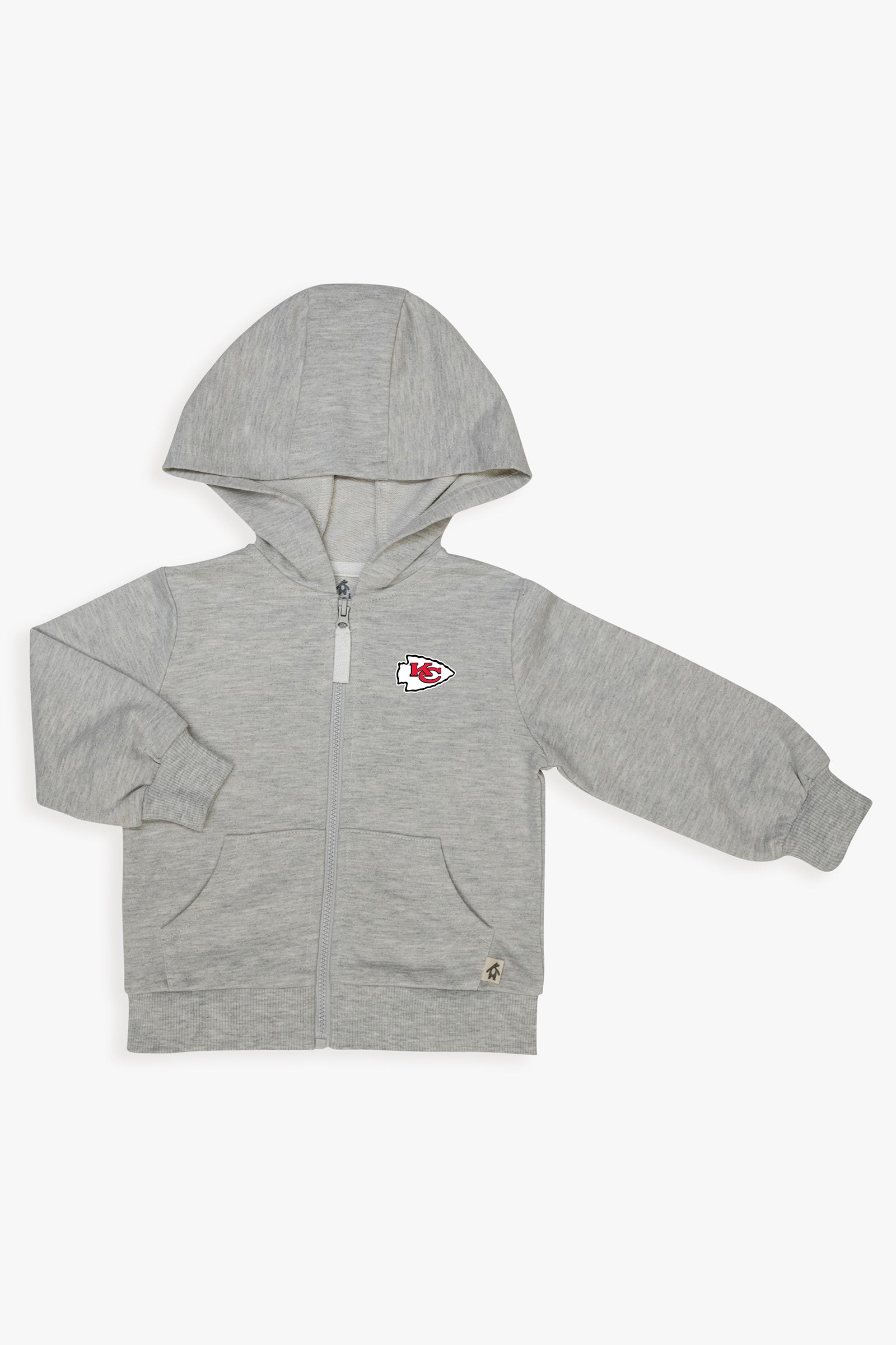 Gertex NFL Baby Grey French Terry Zip-Up Hoodie