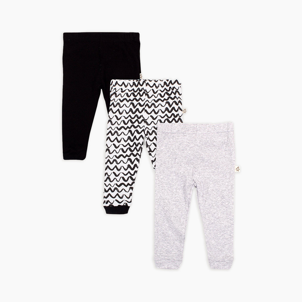 Snugabye Black & White 3 Pack Assorted Pants