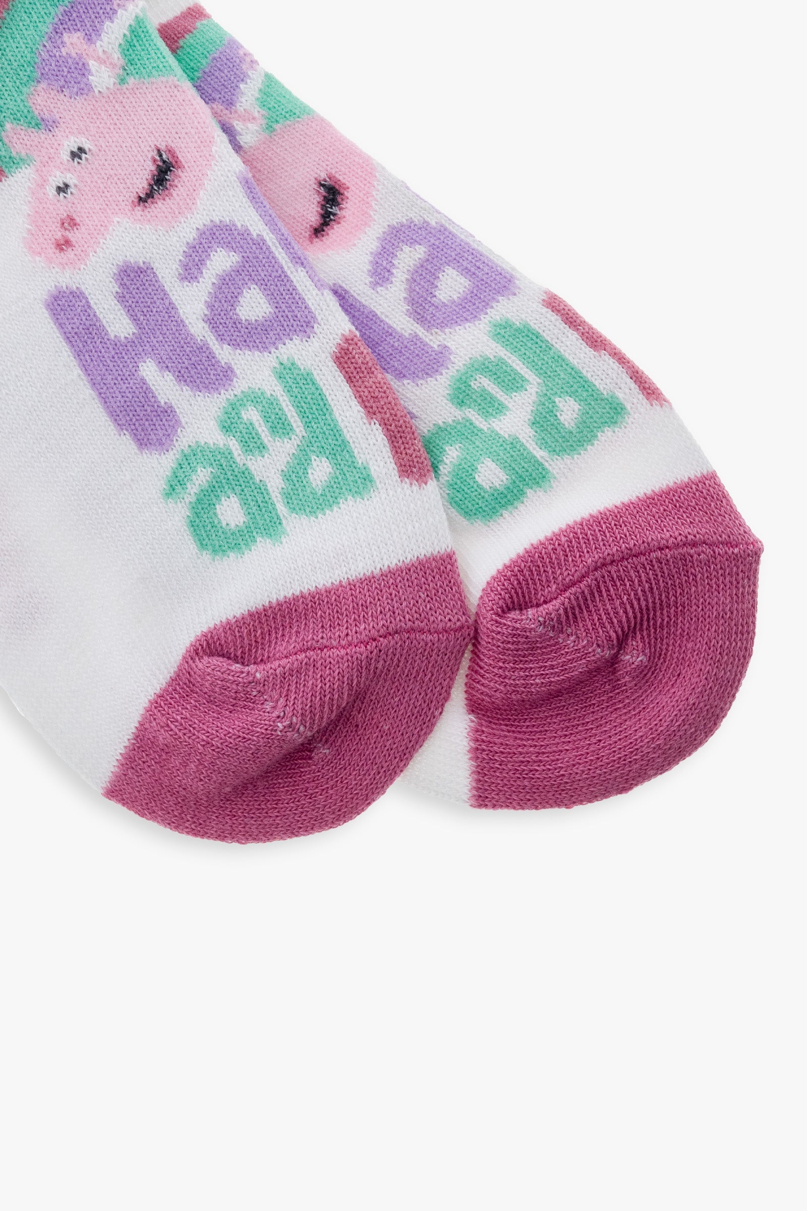 Peppa Pig Girls 3-Pack No-Show Ankle Socks