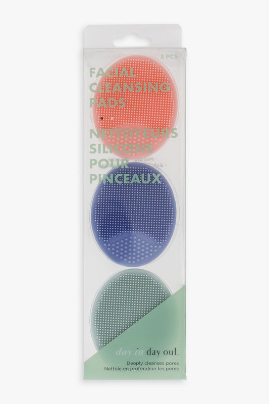 Day In Day Out 3-Pack Silicone Facial Cleansing Pads