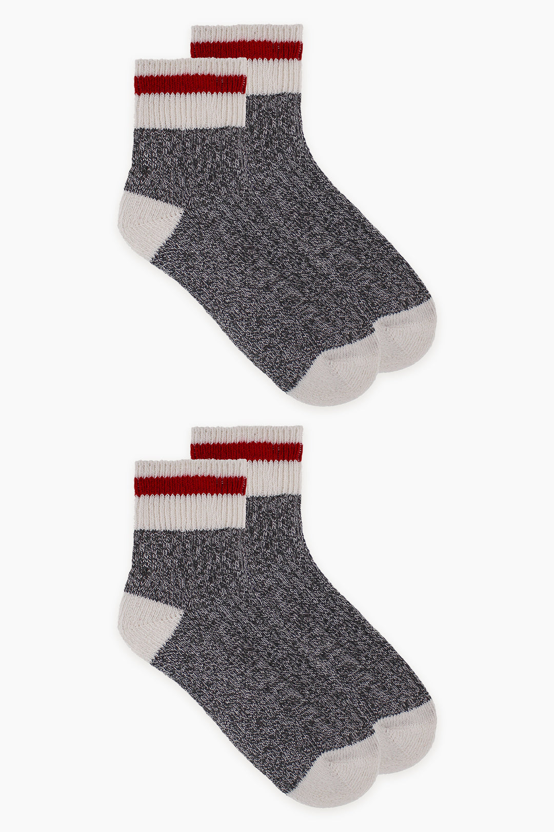 Men's 2-Pack Half Terry Quarter Socks