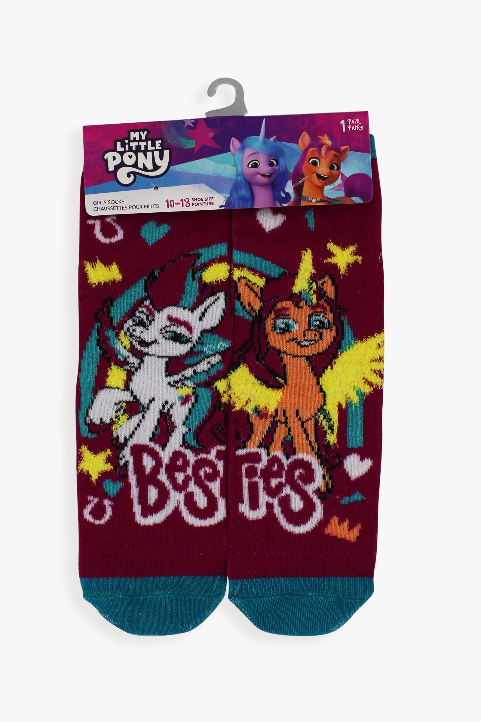 Gertex My Little Pony Girls 2-Pack Crew Socks