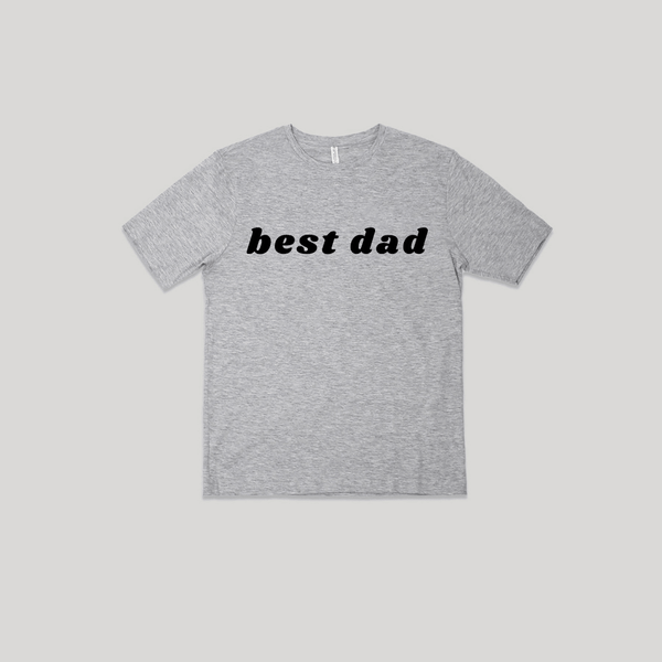 Father's Day BEST DAD Short Sleeve Adult Tee - Snugabye Canada