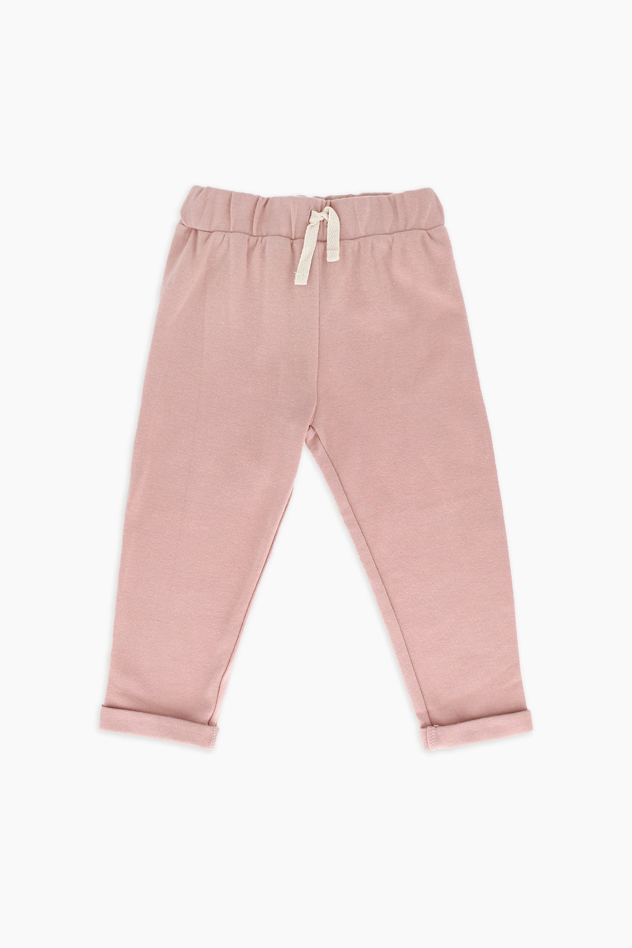 Snugabye Organic Cotton Toddler Turned-Cuff Pants
