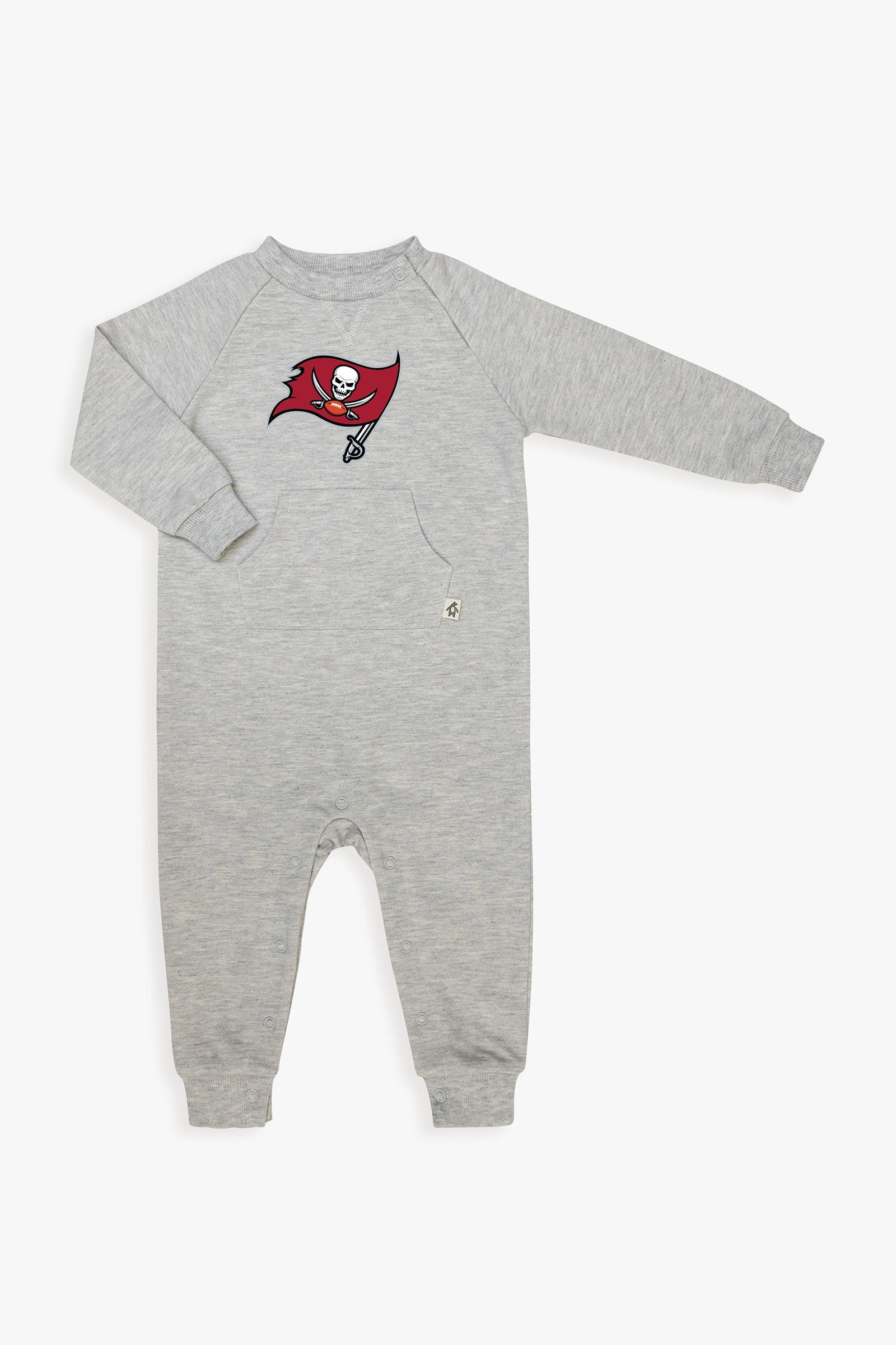 NFL Baby French Terry Jumpsuit in Grey