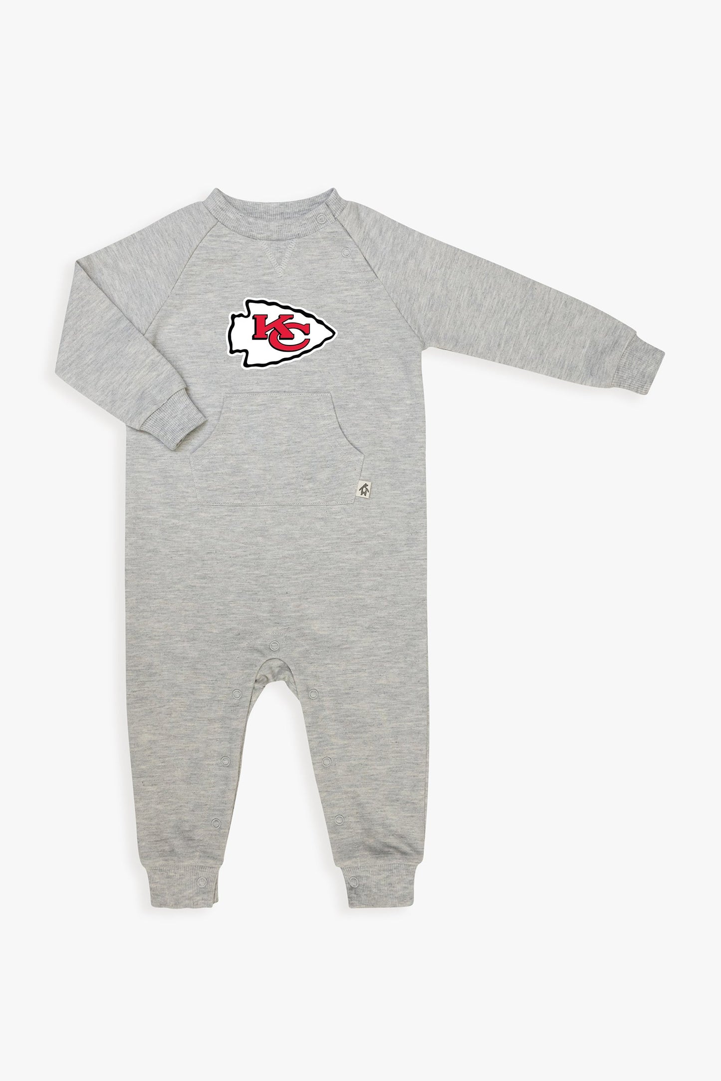 Gertex NFL Baby French Terry Jumpsuit in Grey