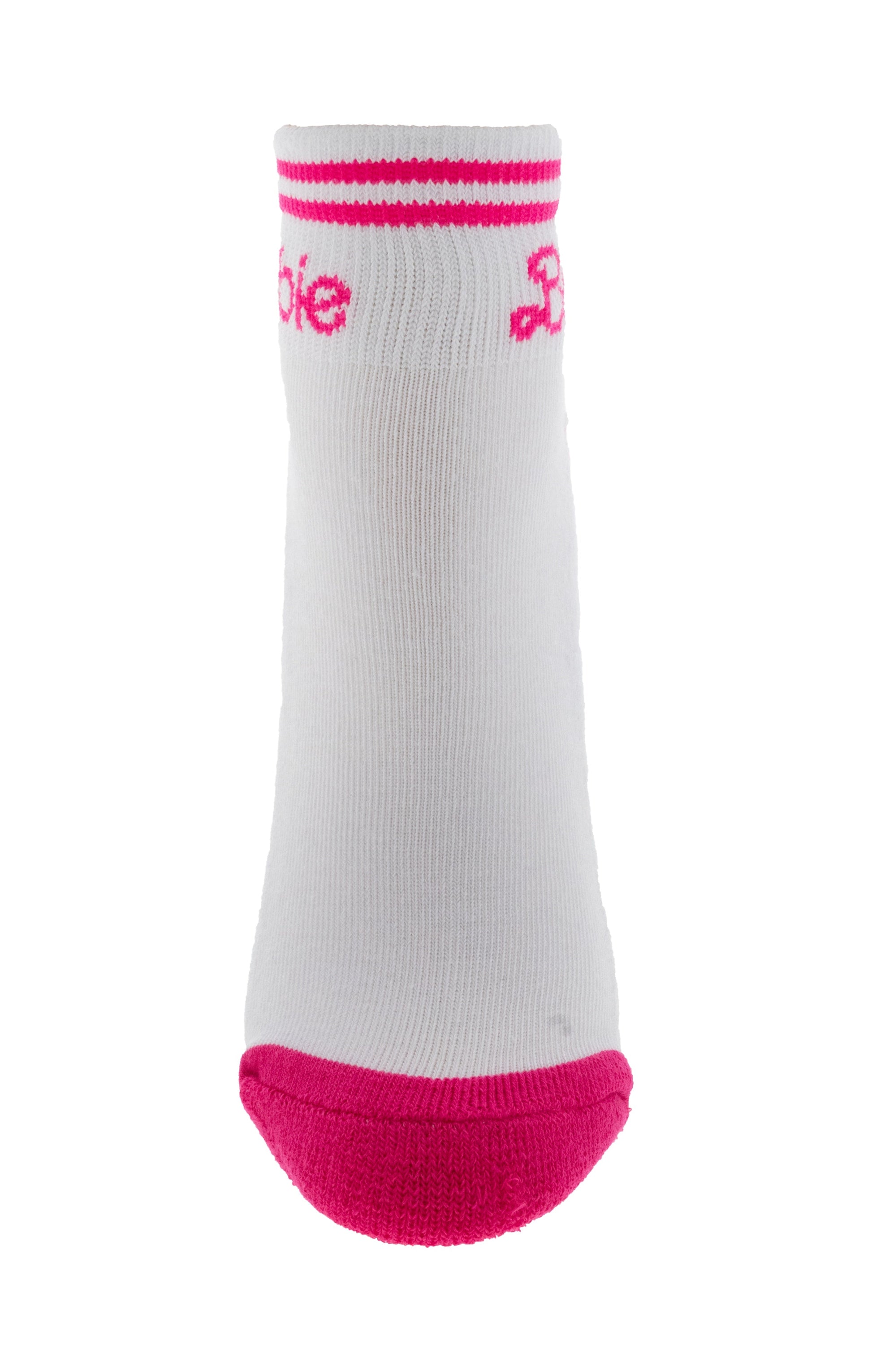 Gertex Barbie Ladies 2-Pack Half Terry Ankle Socks in White